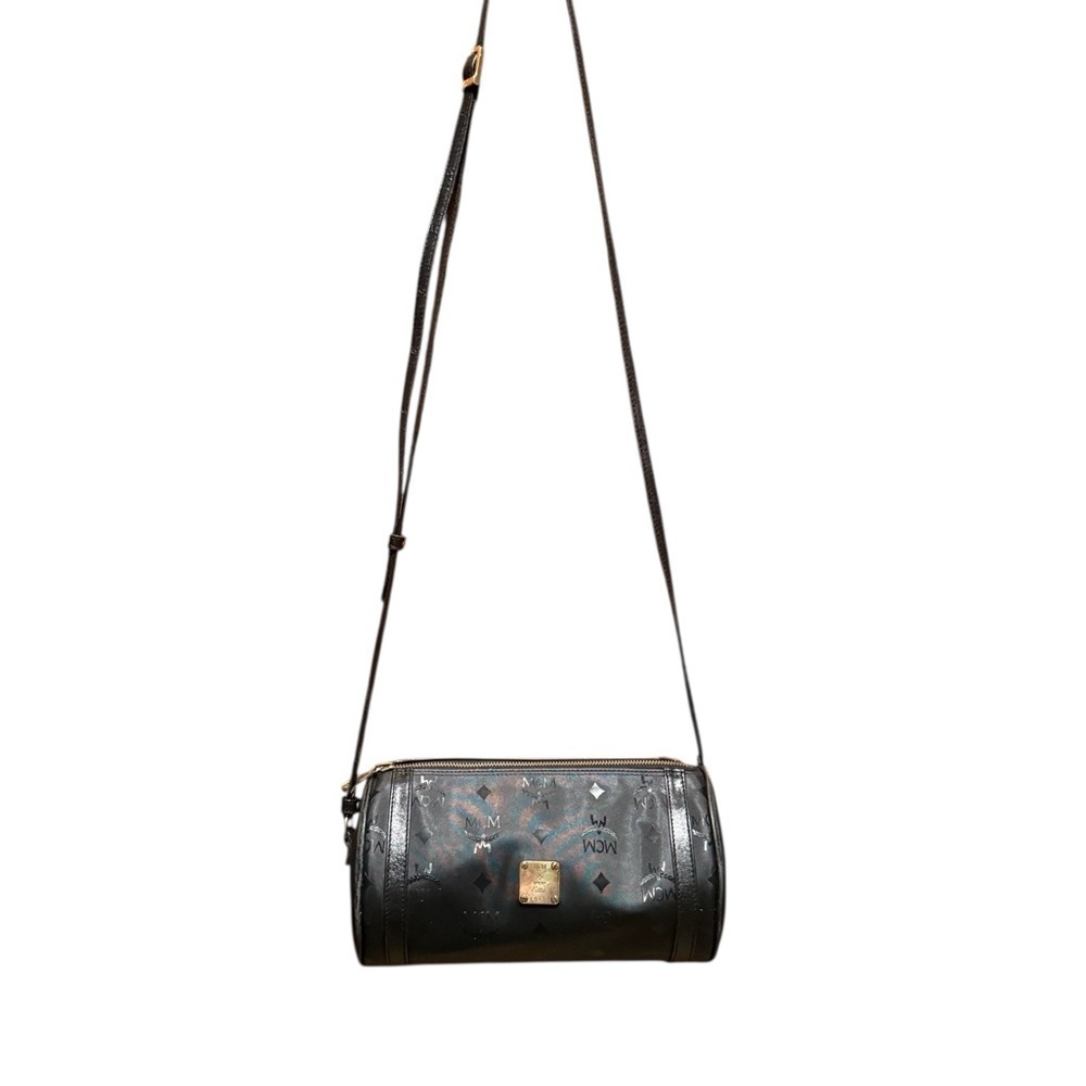 MCM Black Logo Crossbody Bag - Picture 2 of 4
